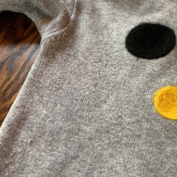 Gray Polka Dot Sweater - Picture 6 of 6